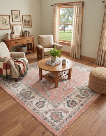 Rose Aurelia Square Rug