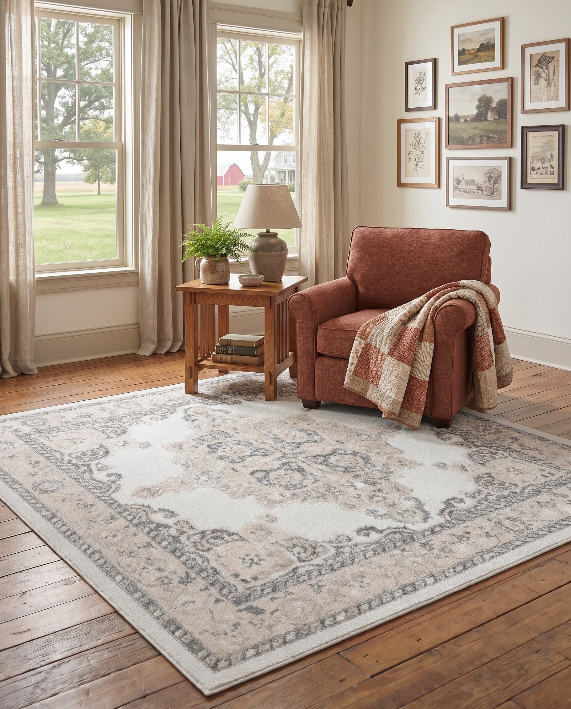 7' 10 x 7' 10 Parker Square Rug