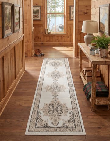 Ivory Parker Runner Rug