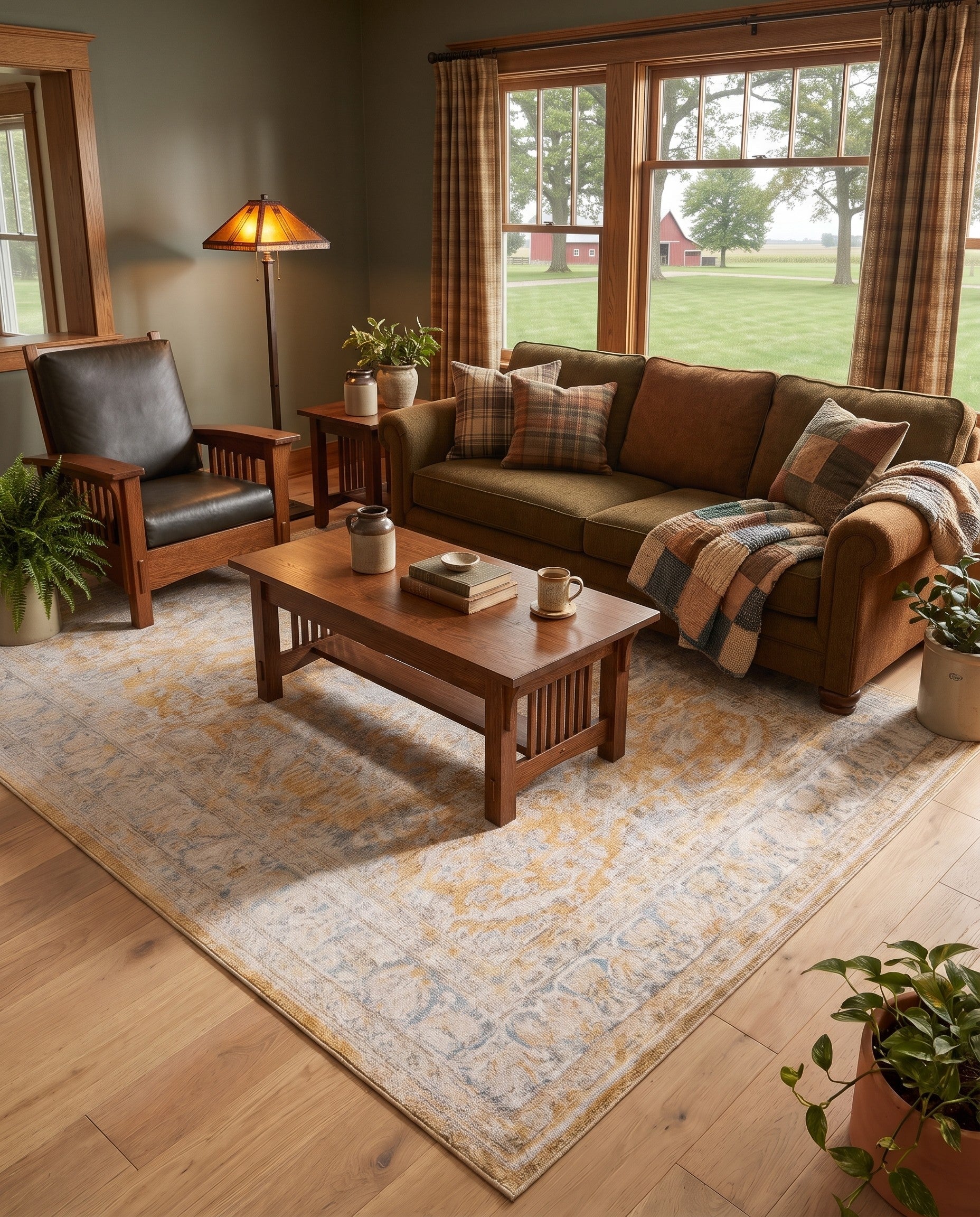 5' x 8' Washable Timeless Rug
