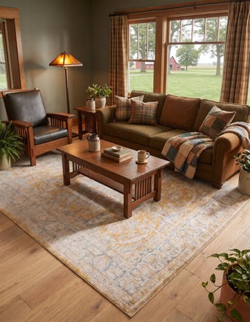 5' x 8' Washable Timeless Rug