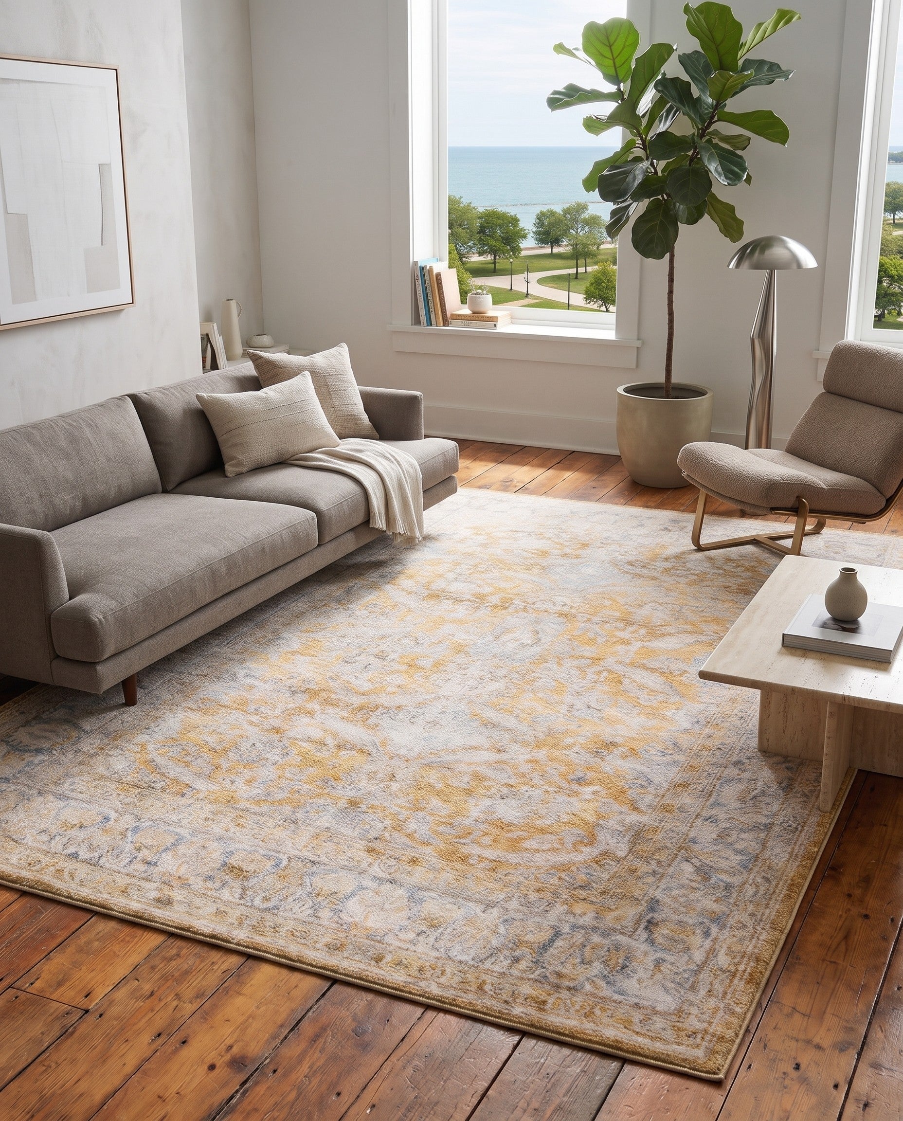 5' x 8' Washable Timeless Rug