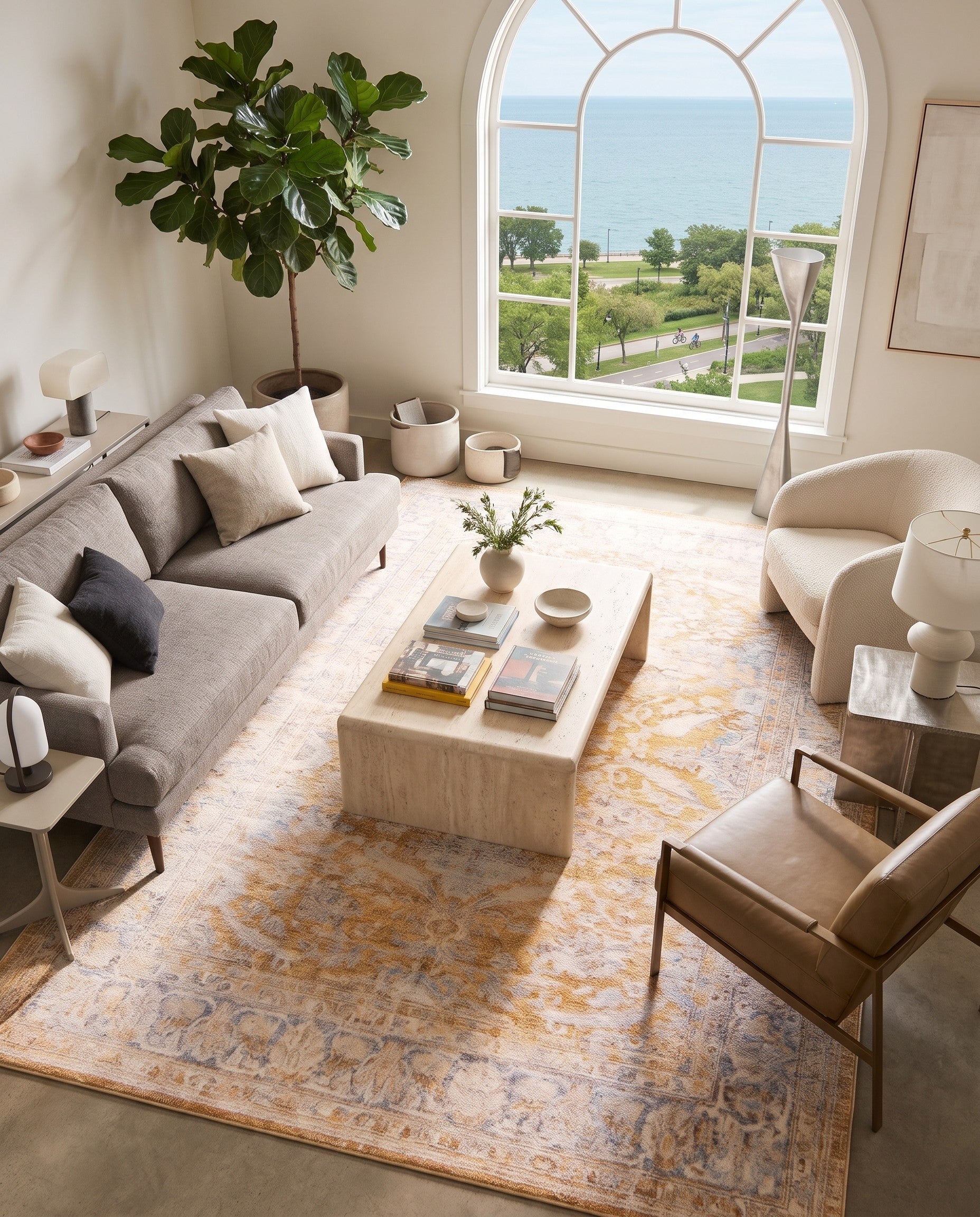 8' 4 x 12' Washable Timeless Nightingale Rug