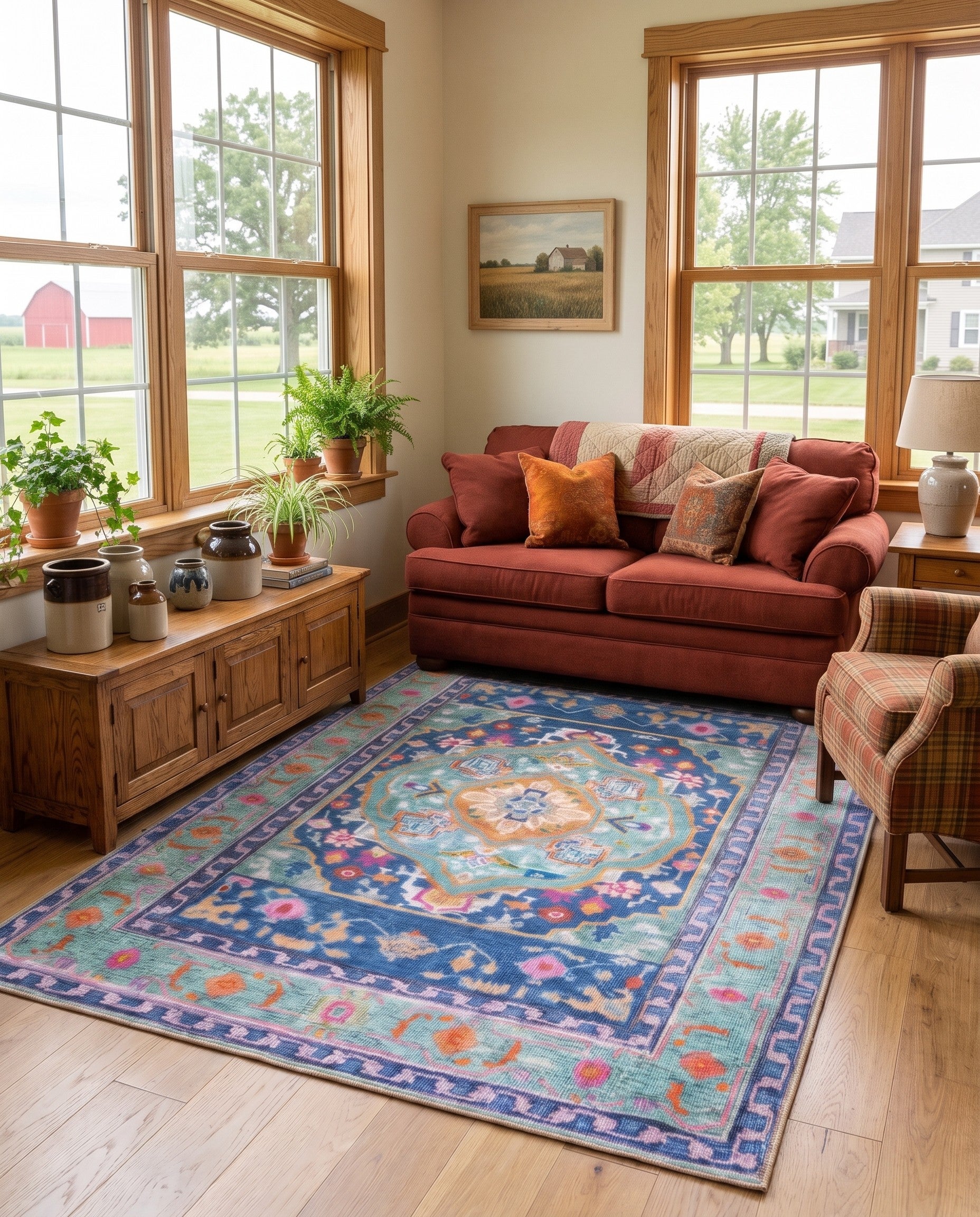 5' x 8' Washable Timeless Rug