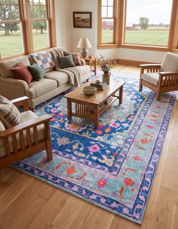 8' 4 x 12' Washable Timeless Rug