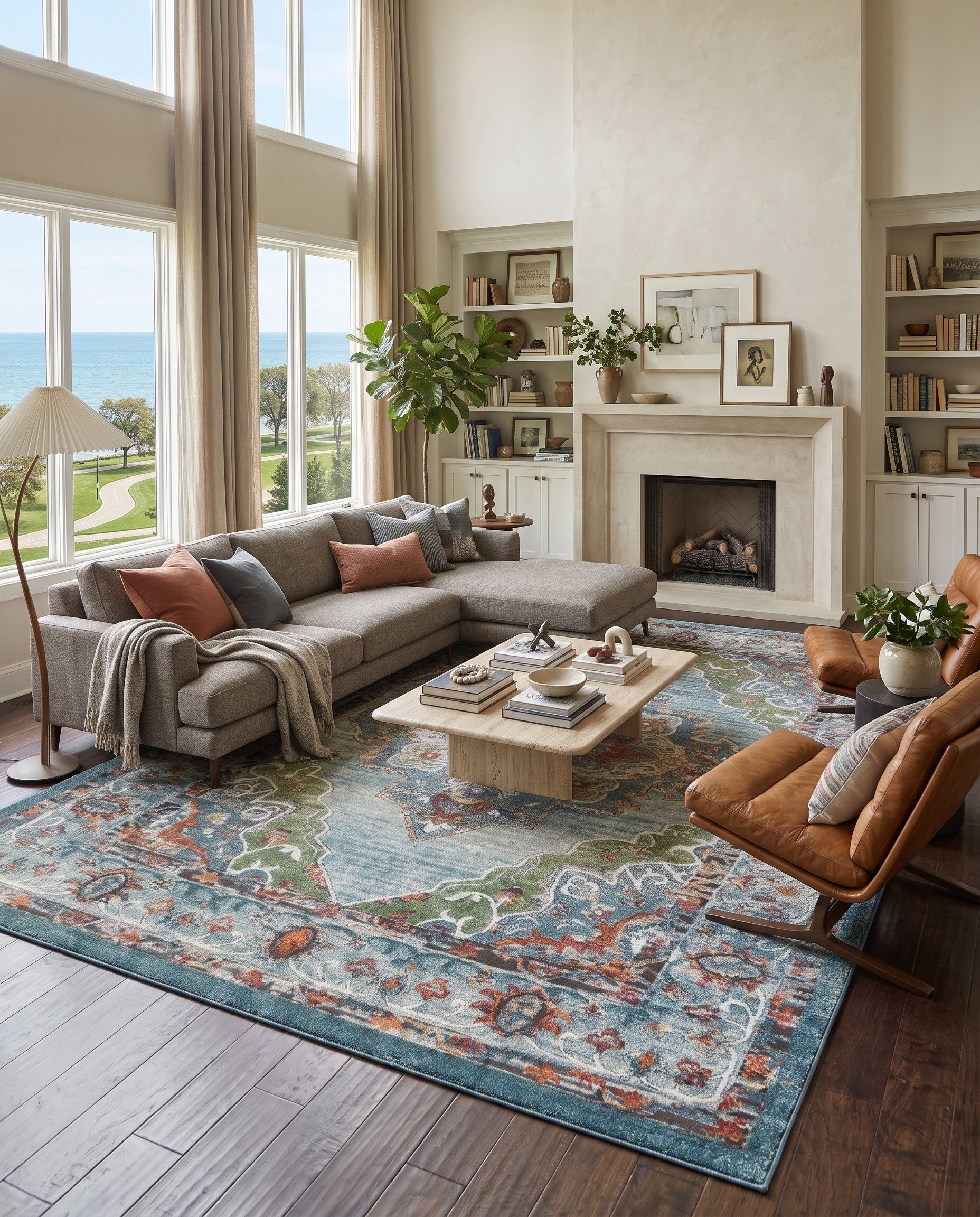 Blue Isabella Rug