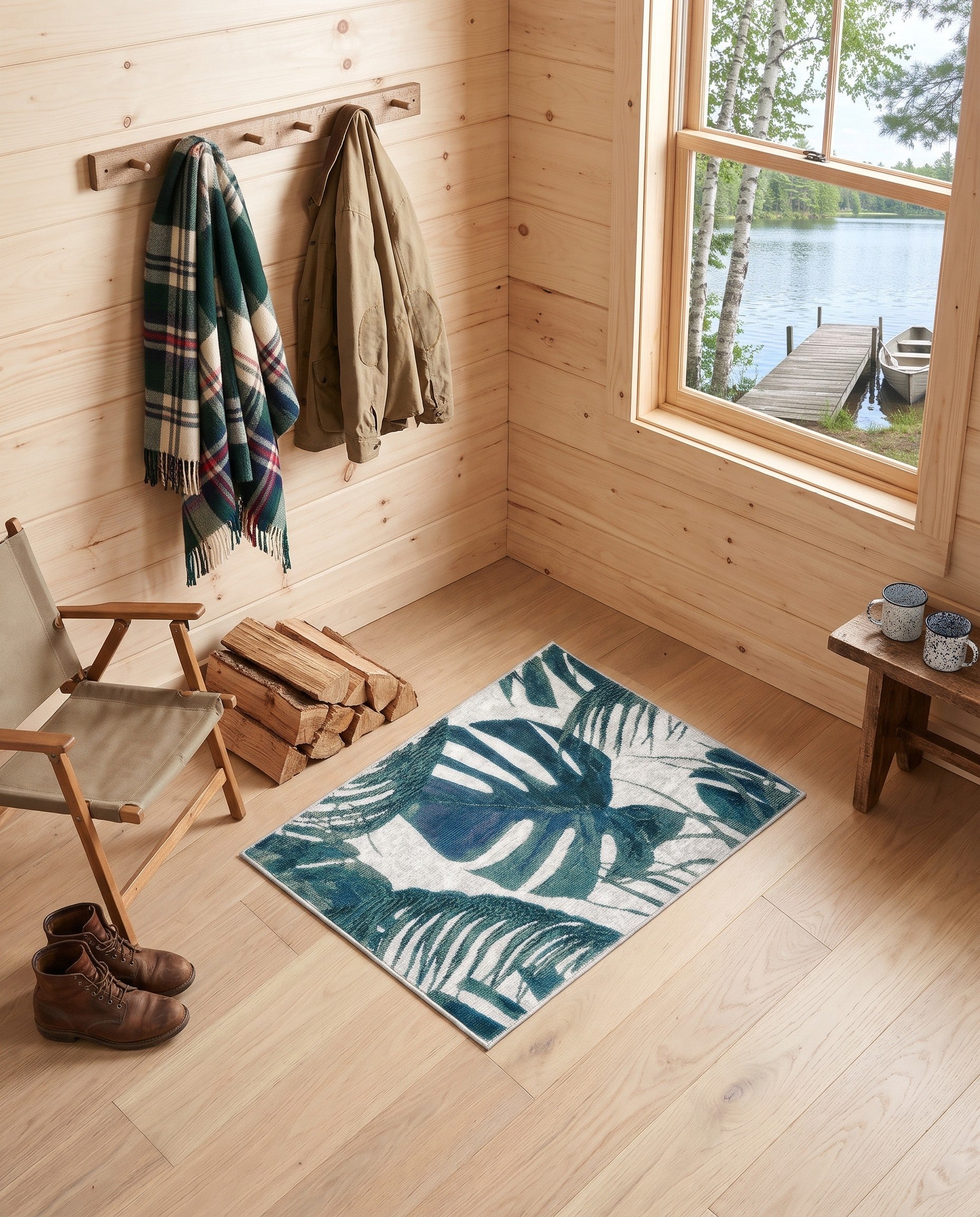 Ivory Blossom Rug