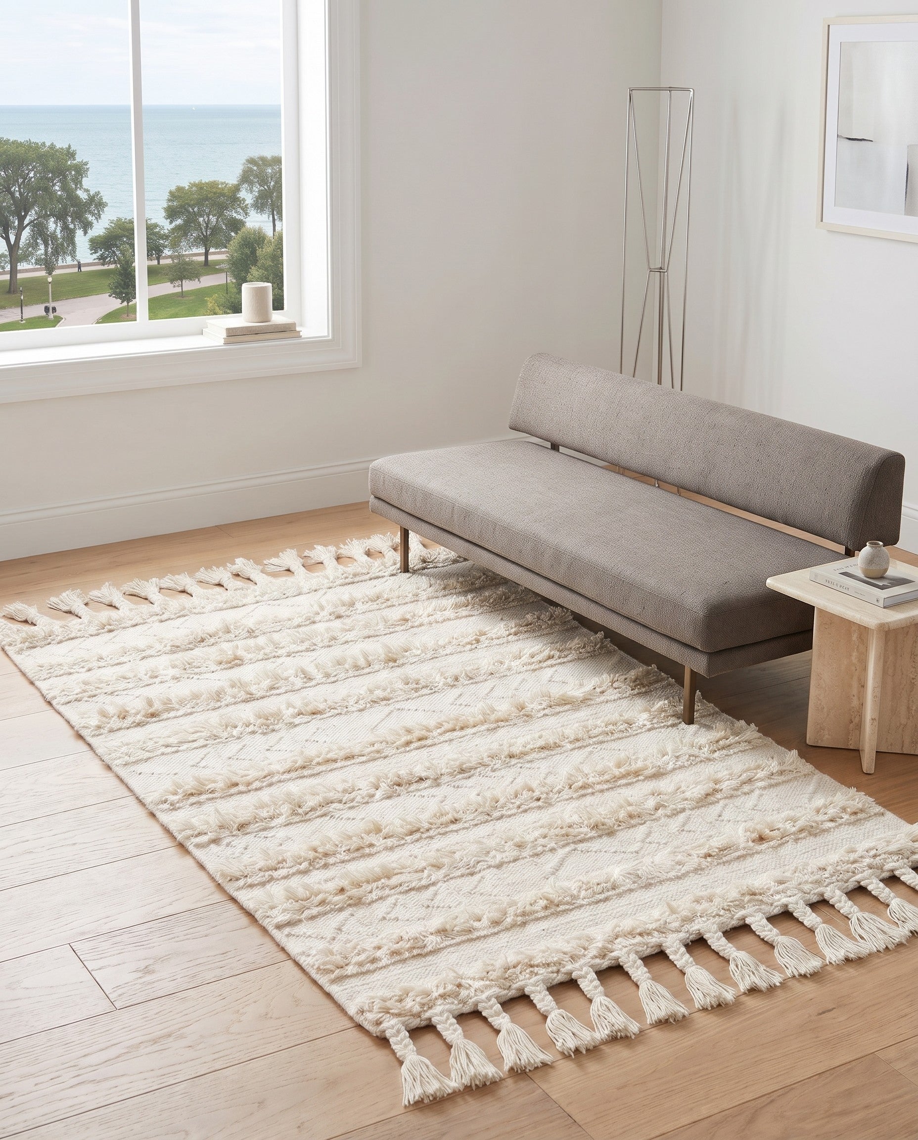 3' 3 x 5' 1 Hand Woven Arizona Wool Rug