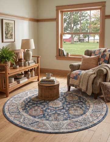 5' 3 x 5' 3 Nyla Round Rug