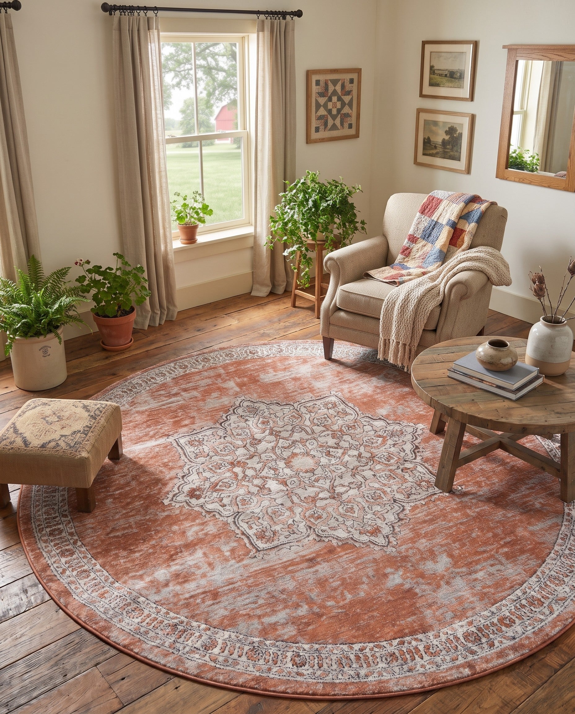 10' x 10' Nyla Round Rug