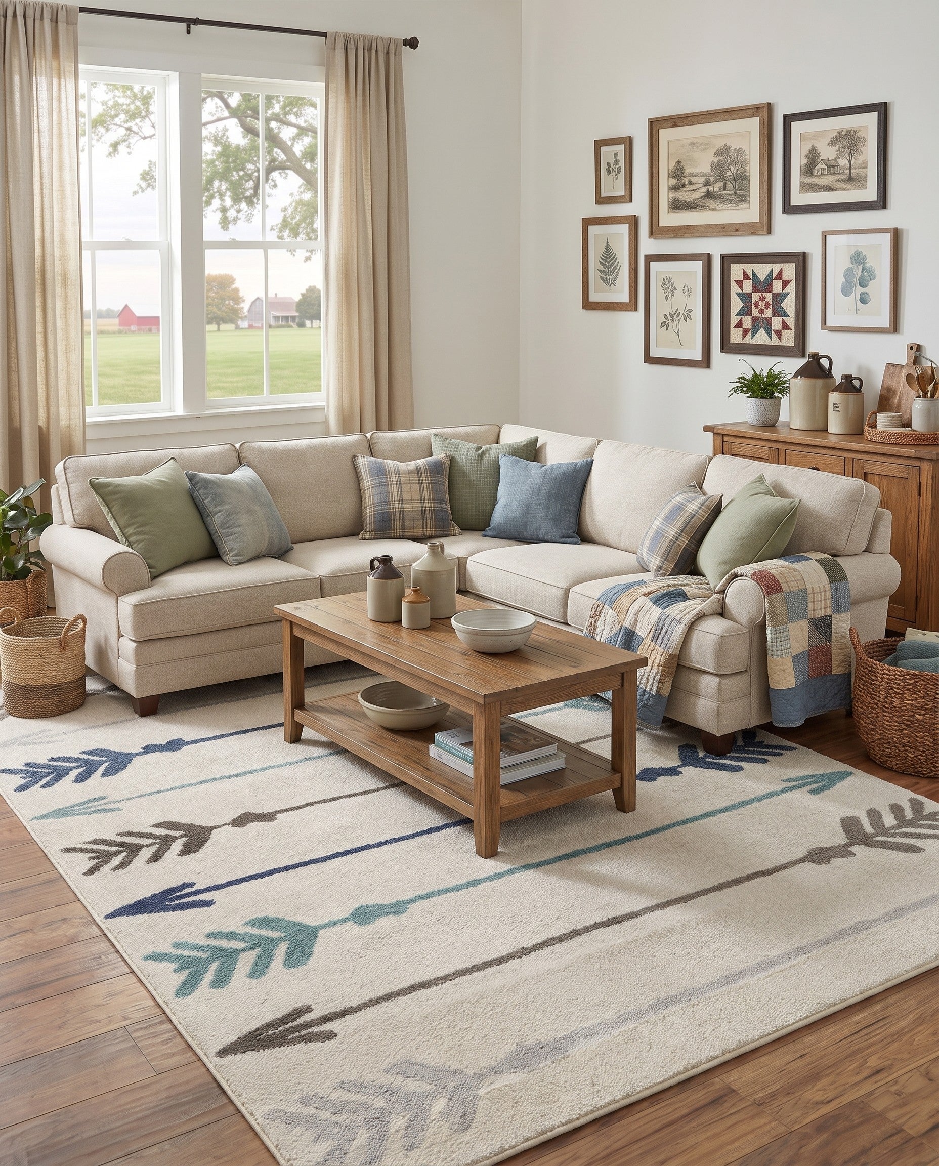Ivory Equinox Rug