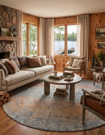 10' 2 x 10' 2 Newport Round Rug