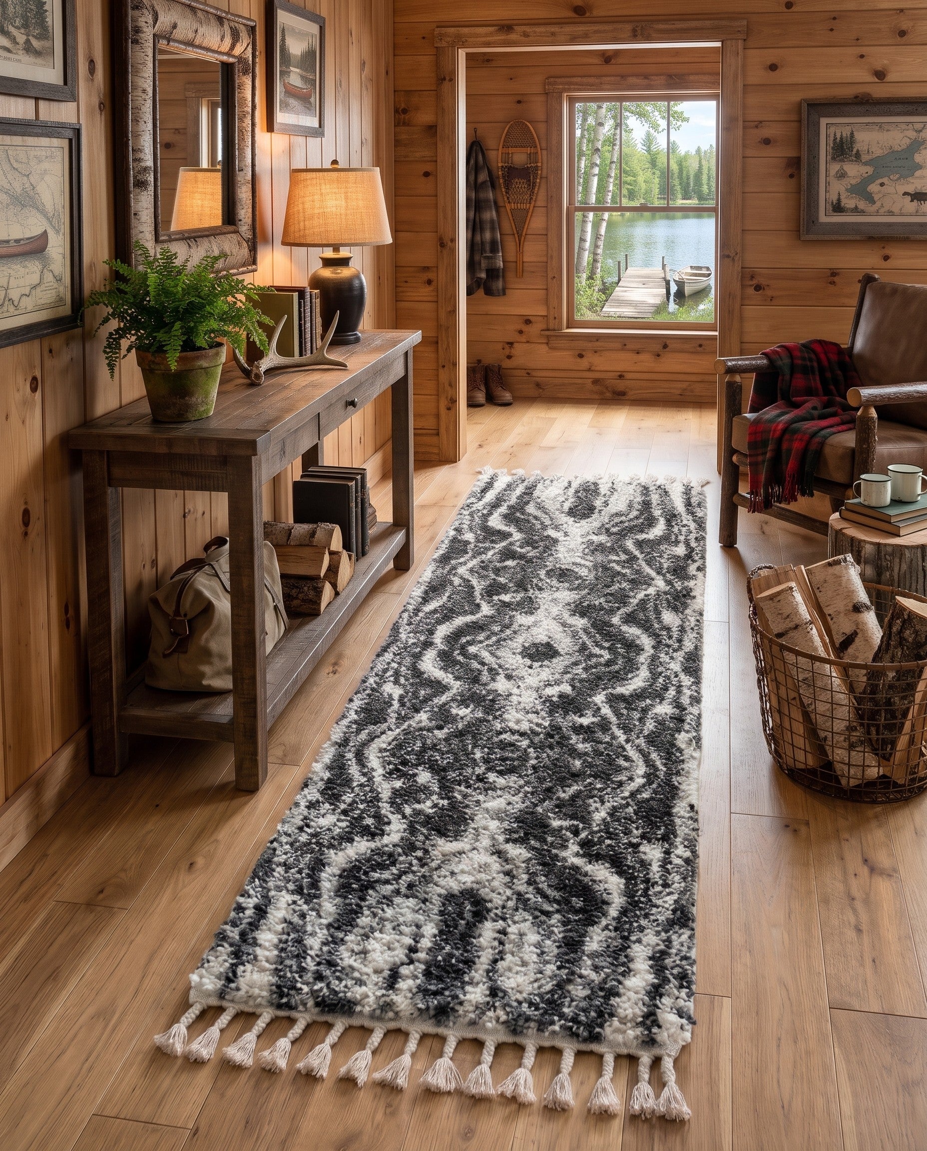 2' 7 x 8' 2 Athena Shag Runner Rug