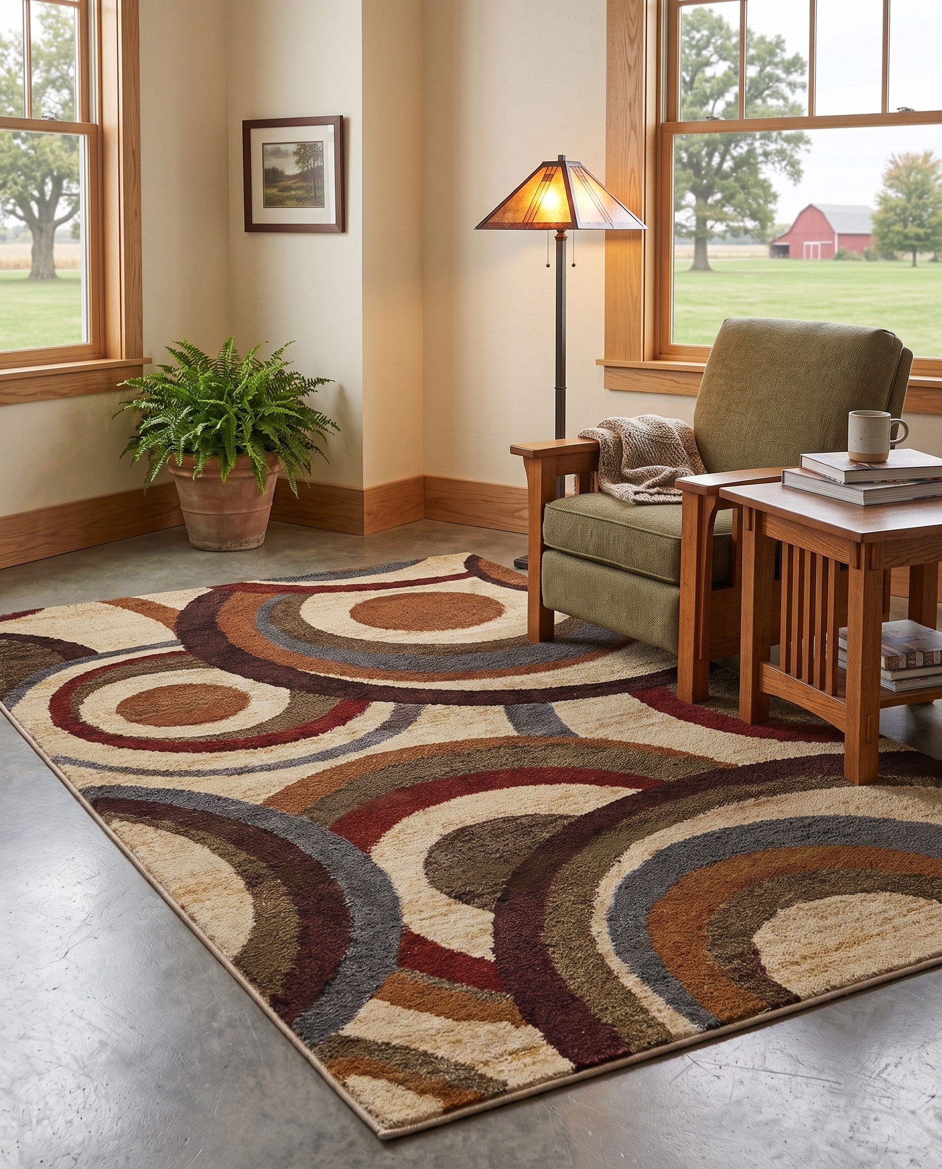 Beige Cafe Rug