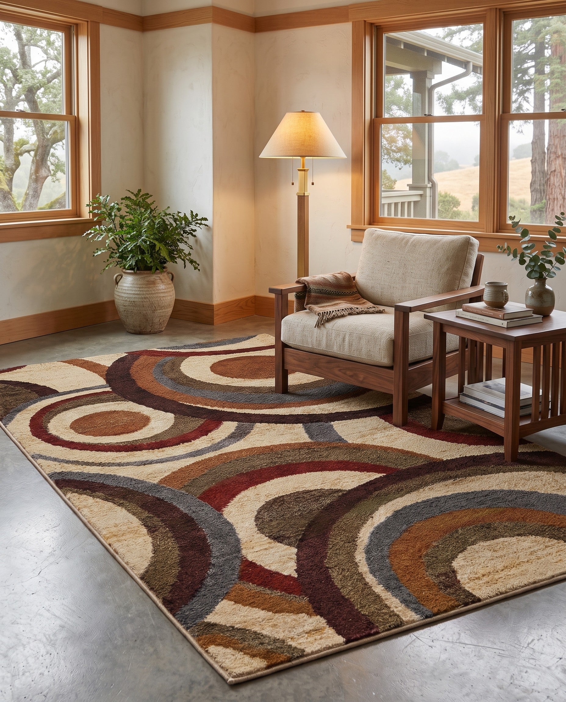 3' x 5' 3 Cafe Rug
