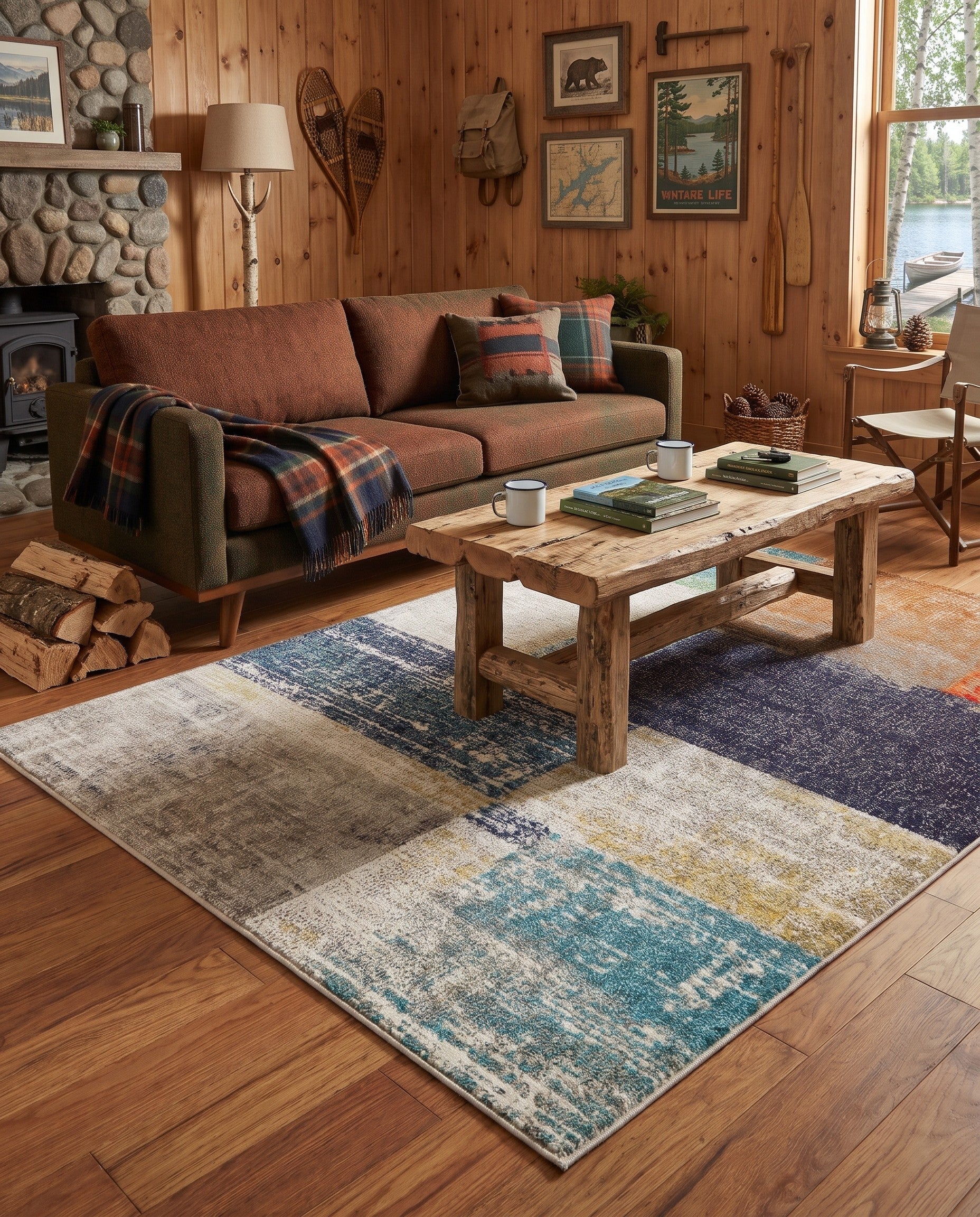 Washable Vivid Rug