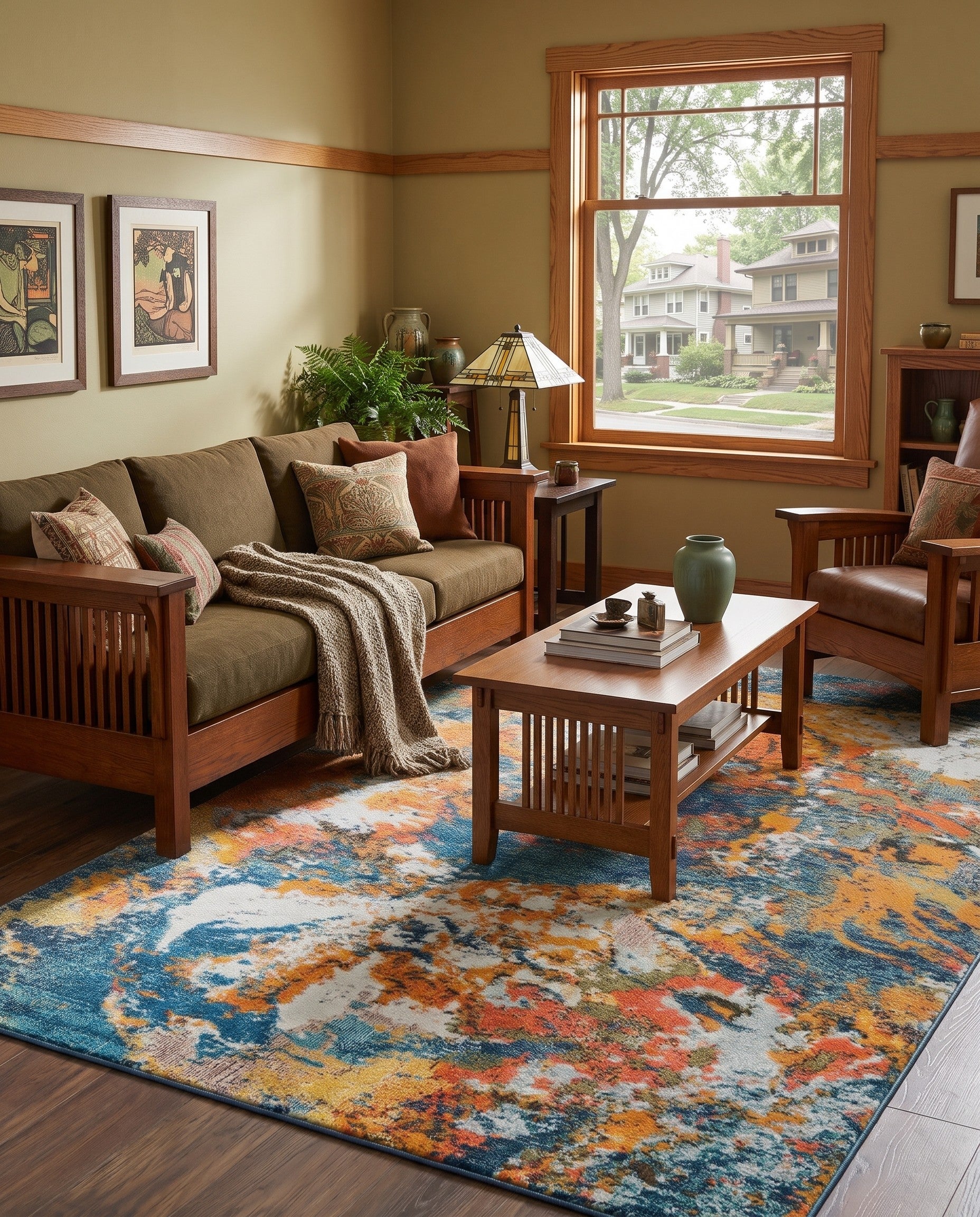 Washable Vivid Rug