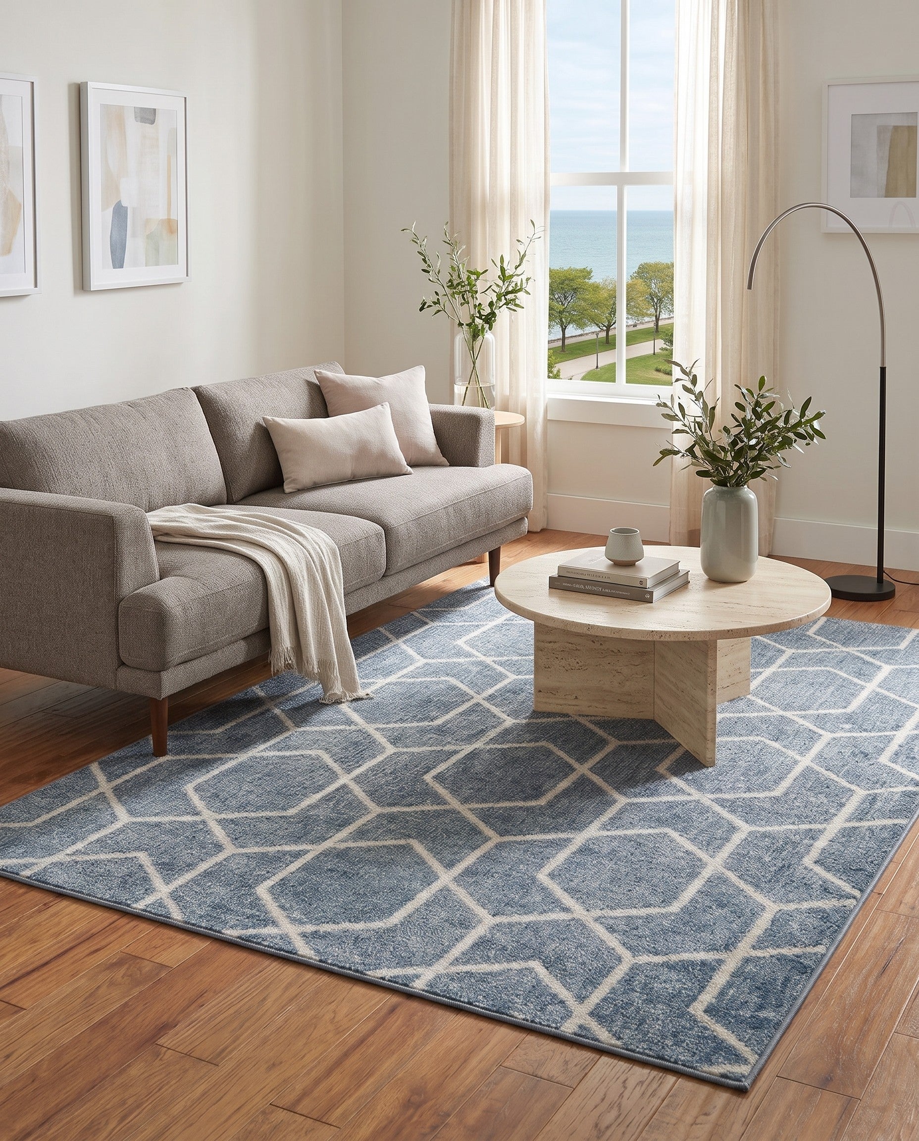 4' x 6' Eco Trellis Rug