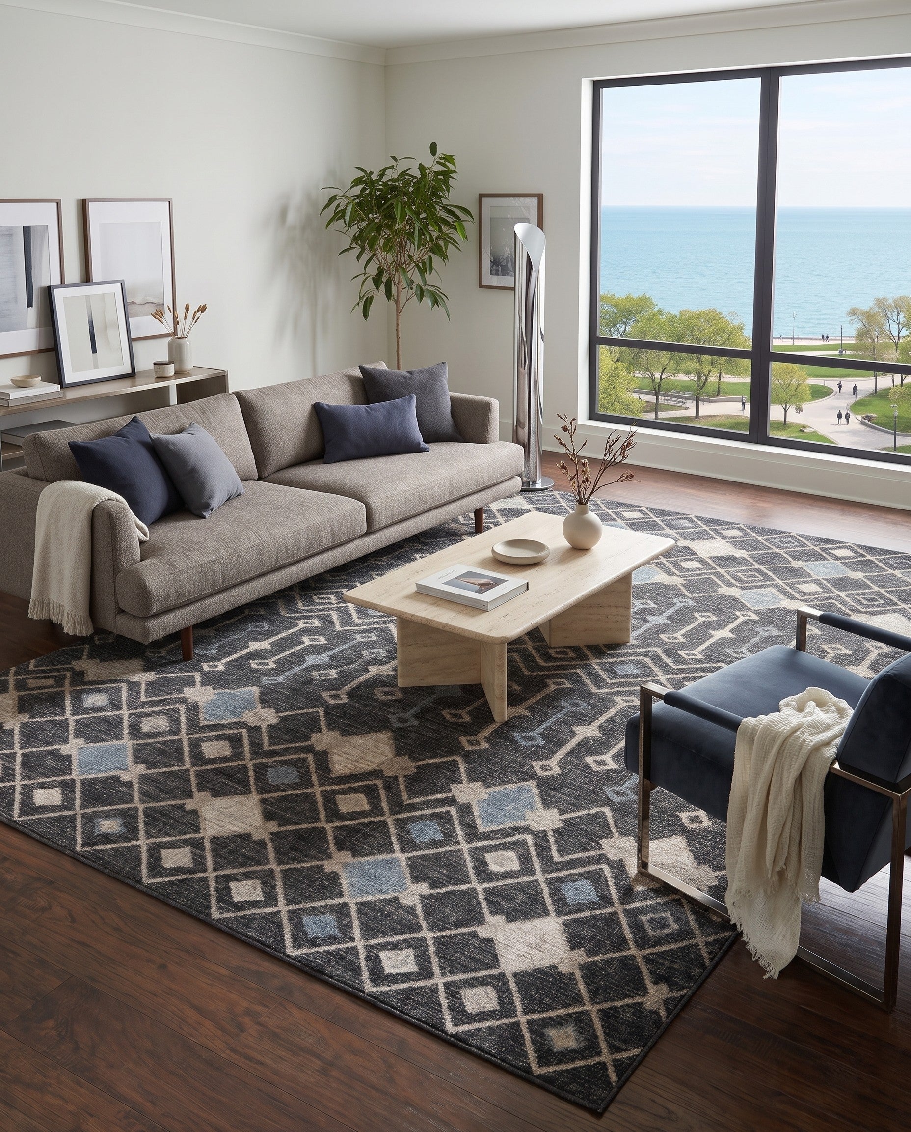 10' x 13' Eco Trellis Rug