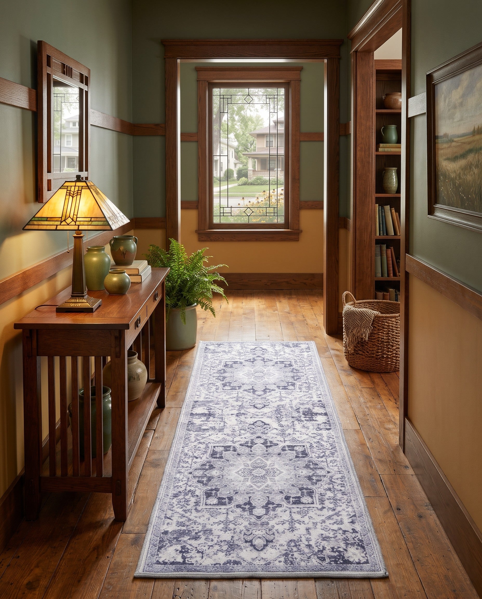 2' x 6' Washable Francesca Runner Rug