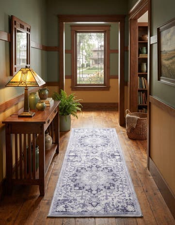2' x 6' Washable Francesca Runner Rug