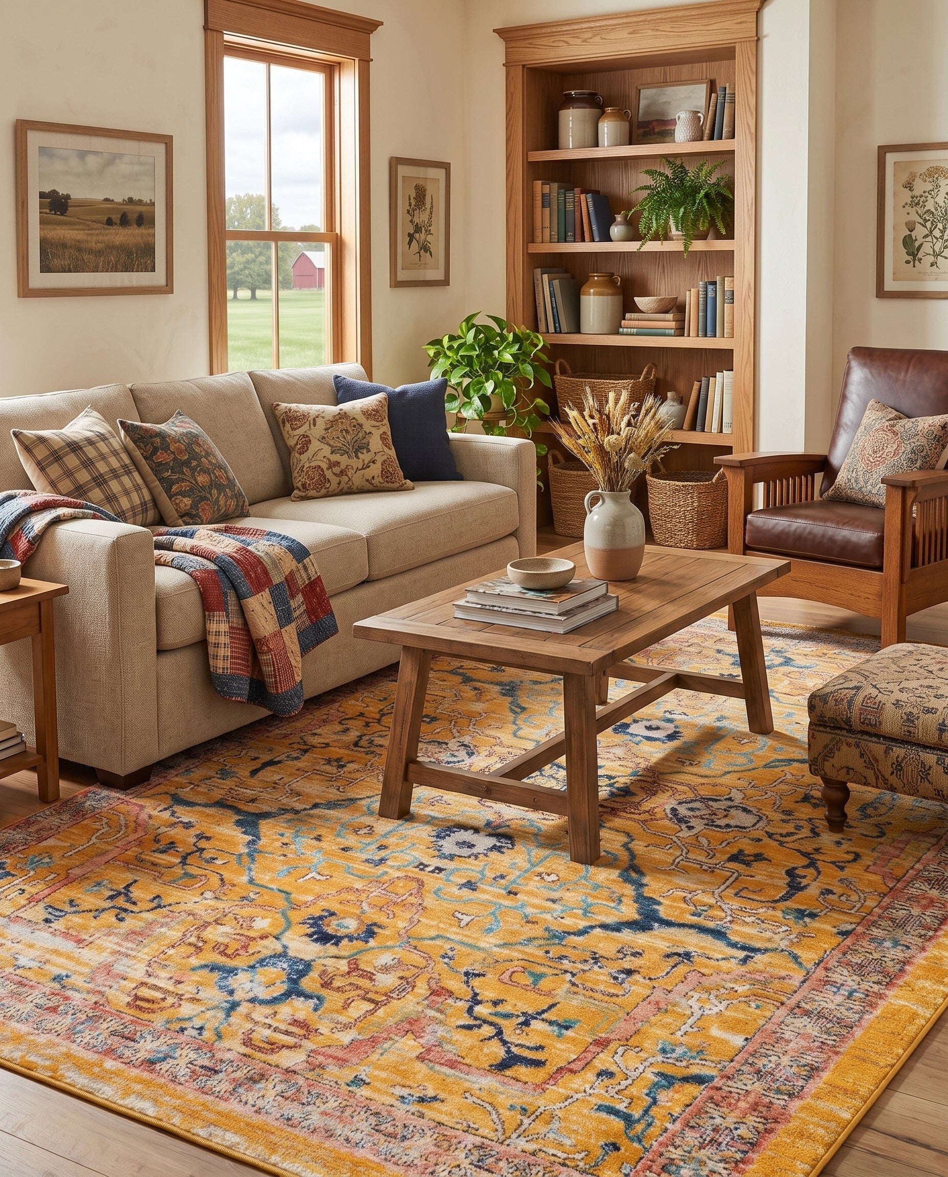 Yellow Lola Rug