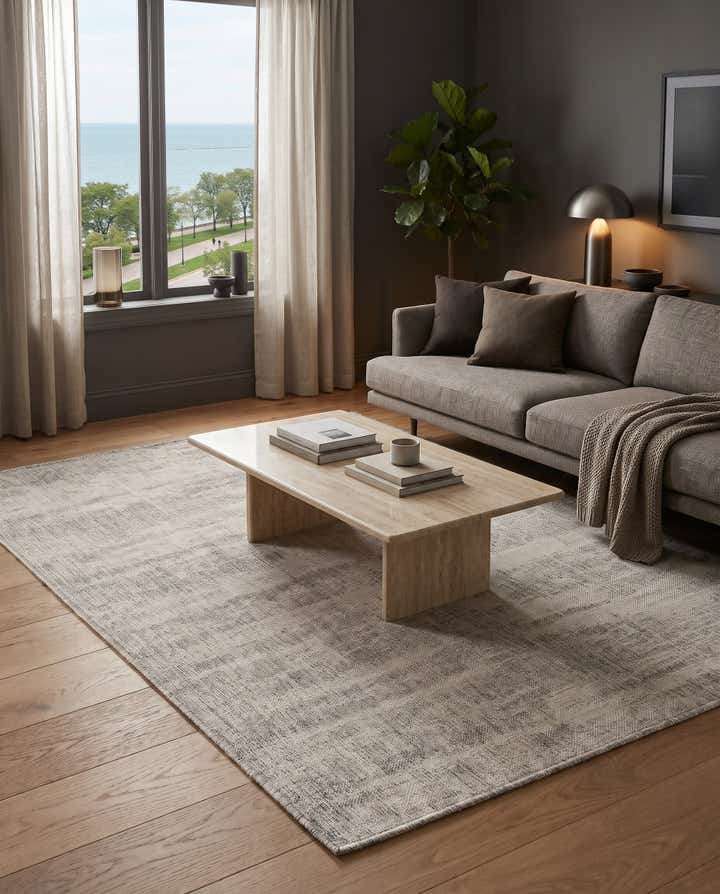 4' x 6' Easy-Clean Modern Indoor / Outdoor Rug