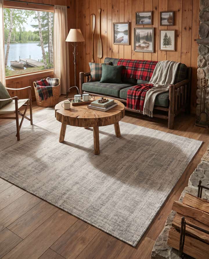 4' x 6' Easy-Clean Modern Indoor / Outdoor Rug