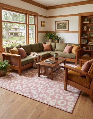 10' x 14' Easy-Clean Safari Indoor / Outdoor Rug