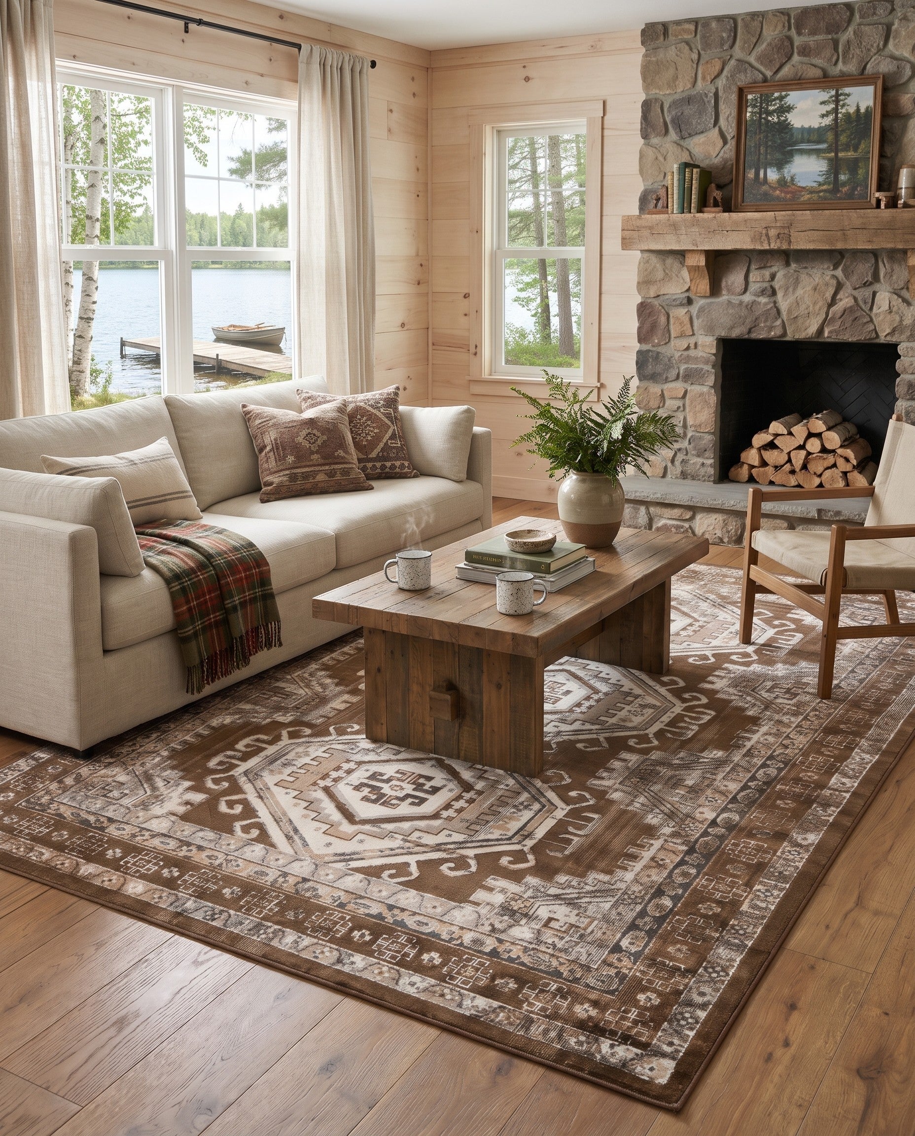 Brown Charlotte Rug