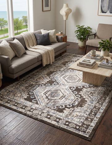 Gray Charlotte Constance Rug