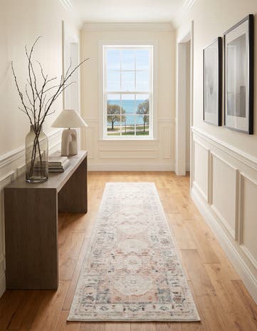 Ivory Madeline Vintage Runner Rug