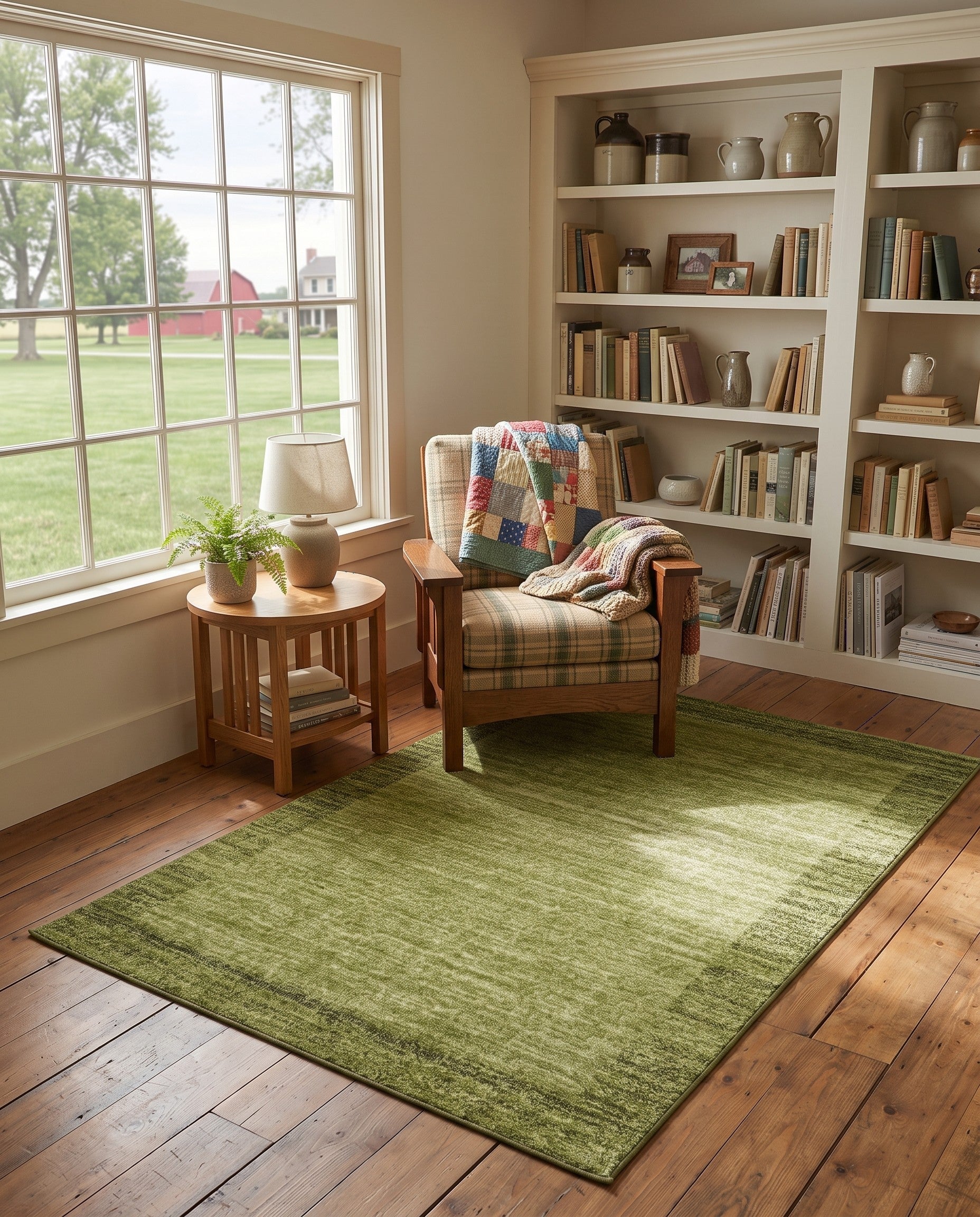 Light Green Angelica Rug