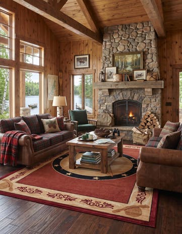 Red Pioneer Rug