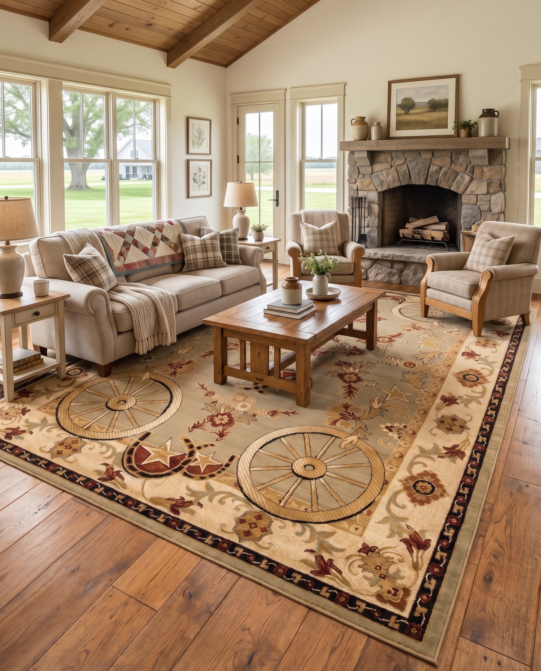 Green Pioneer Rug