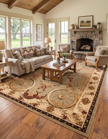 Green Pioneer Rug