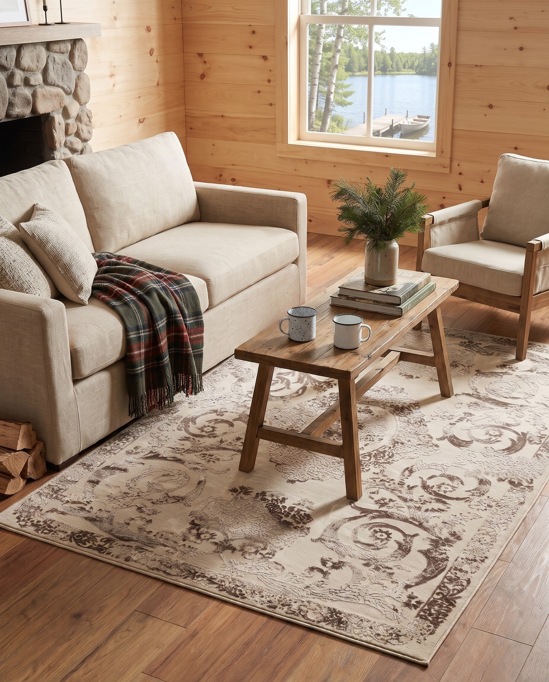 Beige Finsbury Rug