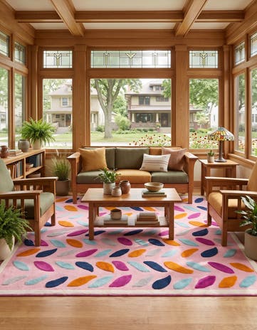 7' 10 x 7' 10 Easy-Clean Aruba Indoor / Outdoor Square Rug