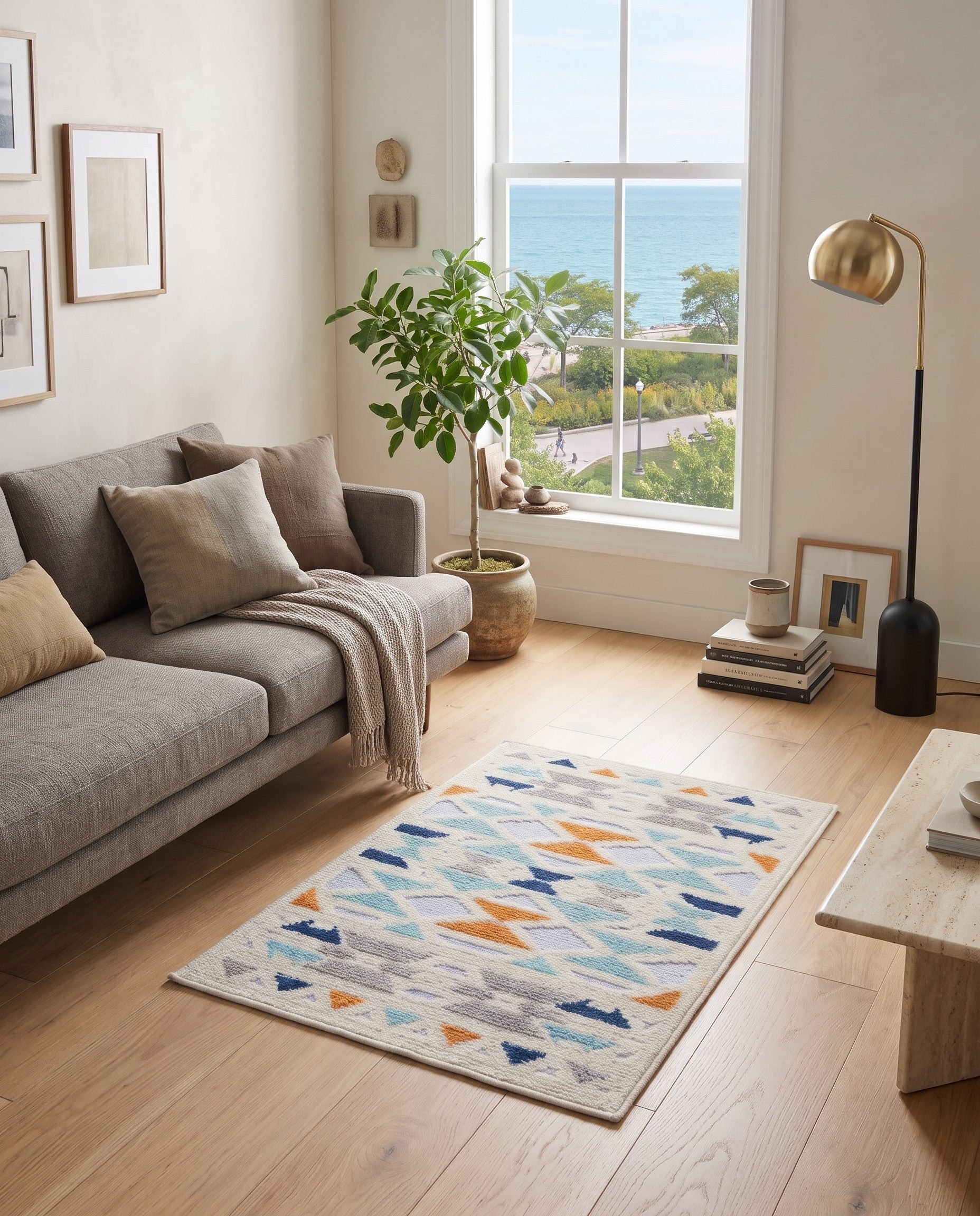 2' x 3' Easy-Clean Aruba Indoor / Outdoor Rug