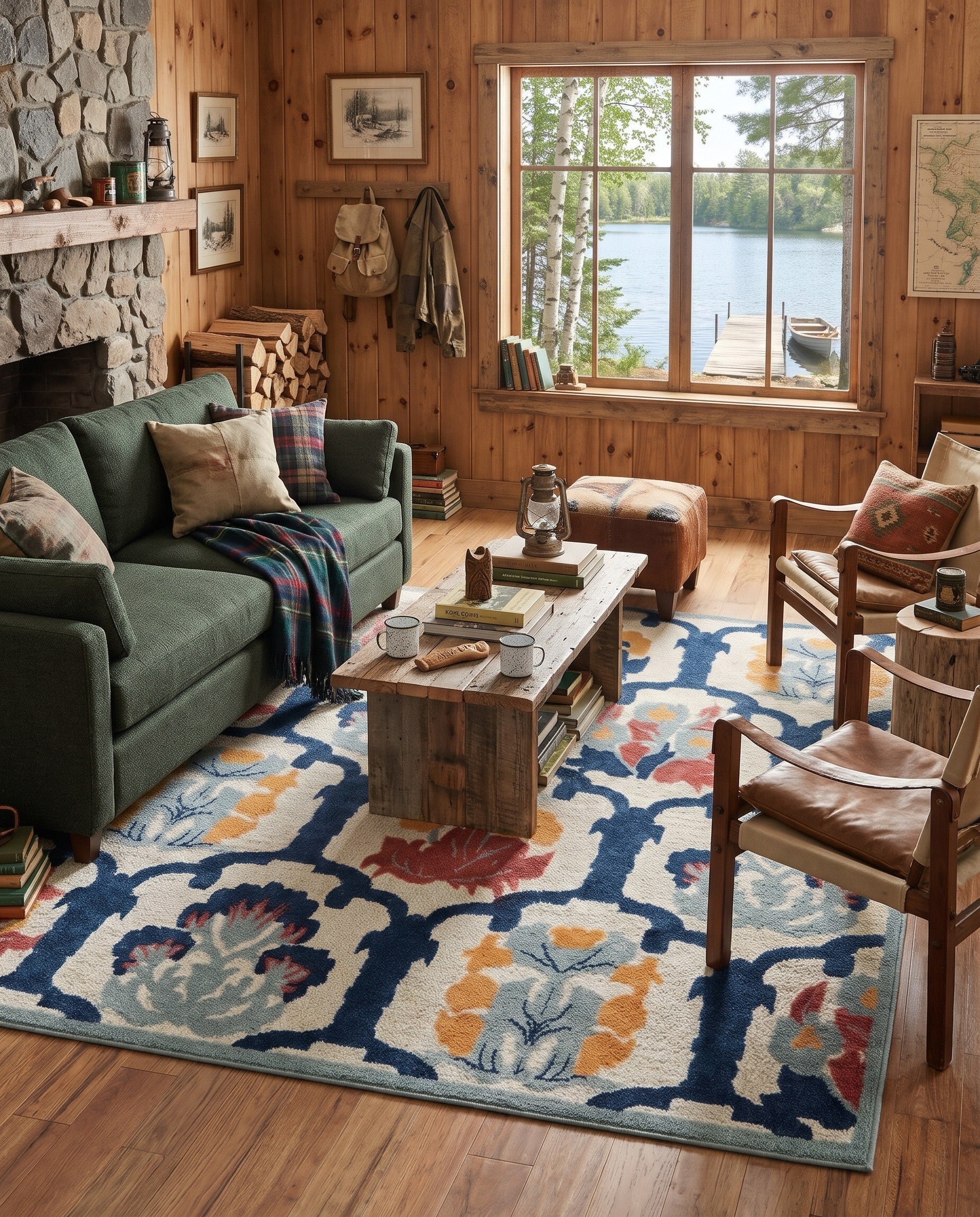 Ivory Easy-Clean Belize Indoor / Outdoor Rug
