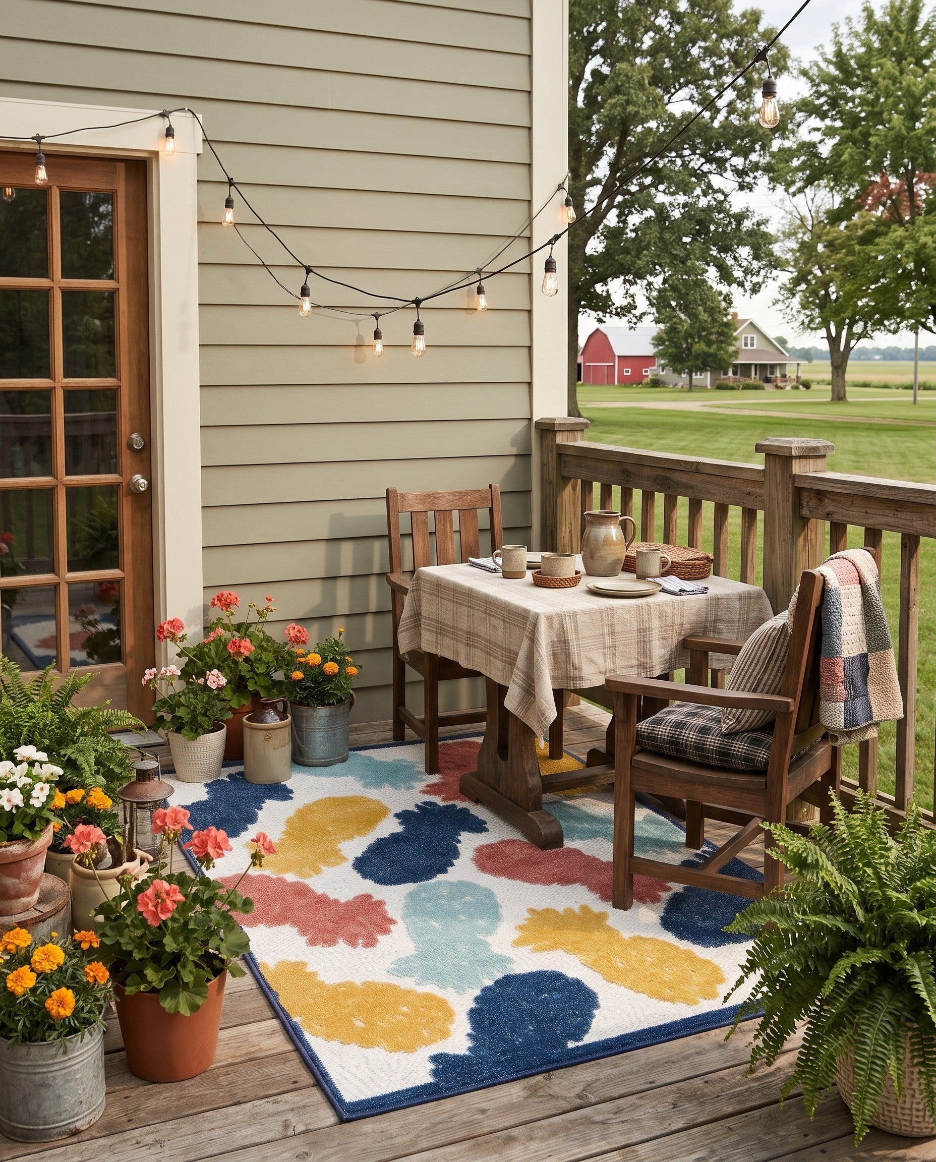 4' x 6' Easy-Clean Belize Indoor / Outdoor Rug