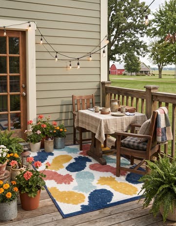 4' x 6' Easy-Clean Belize Indoor / Outdoor Rug