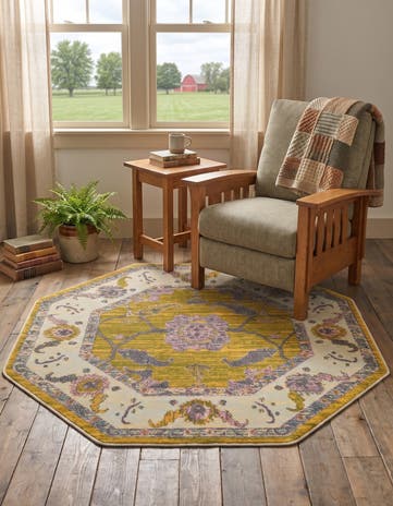 Green Paragon Appleton Octagon Rug