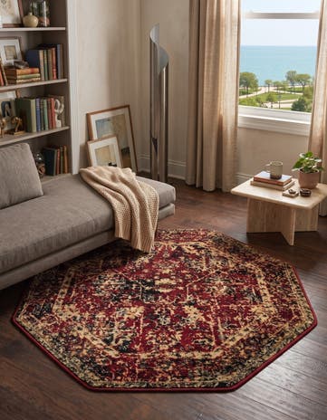 3' x 3' Saturn Octagon Rug