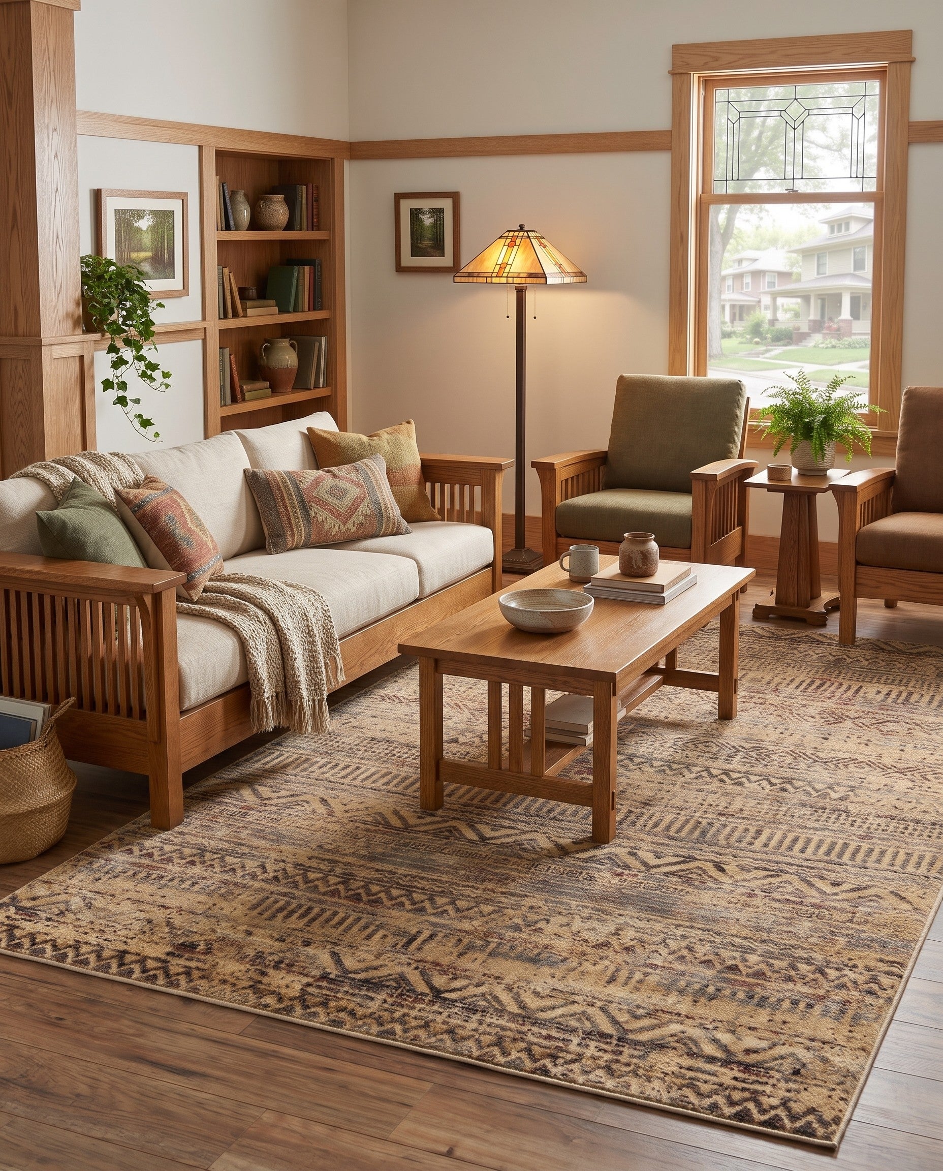 Beige Saturn Rug