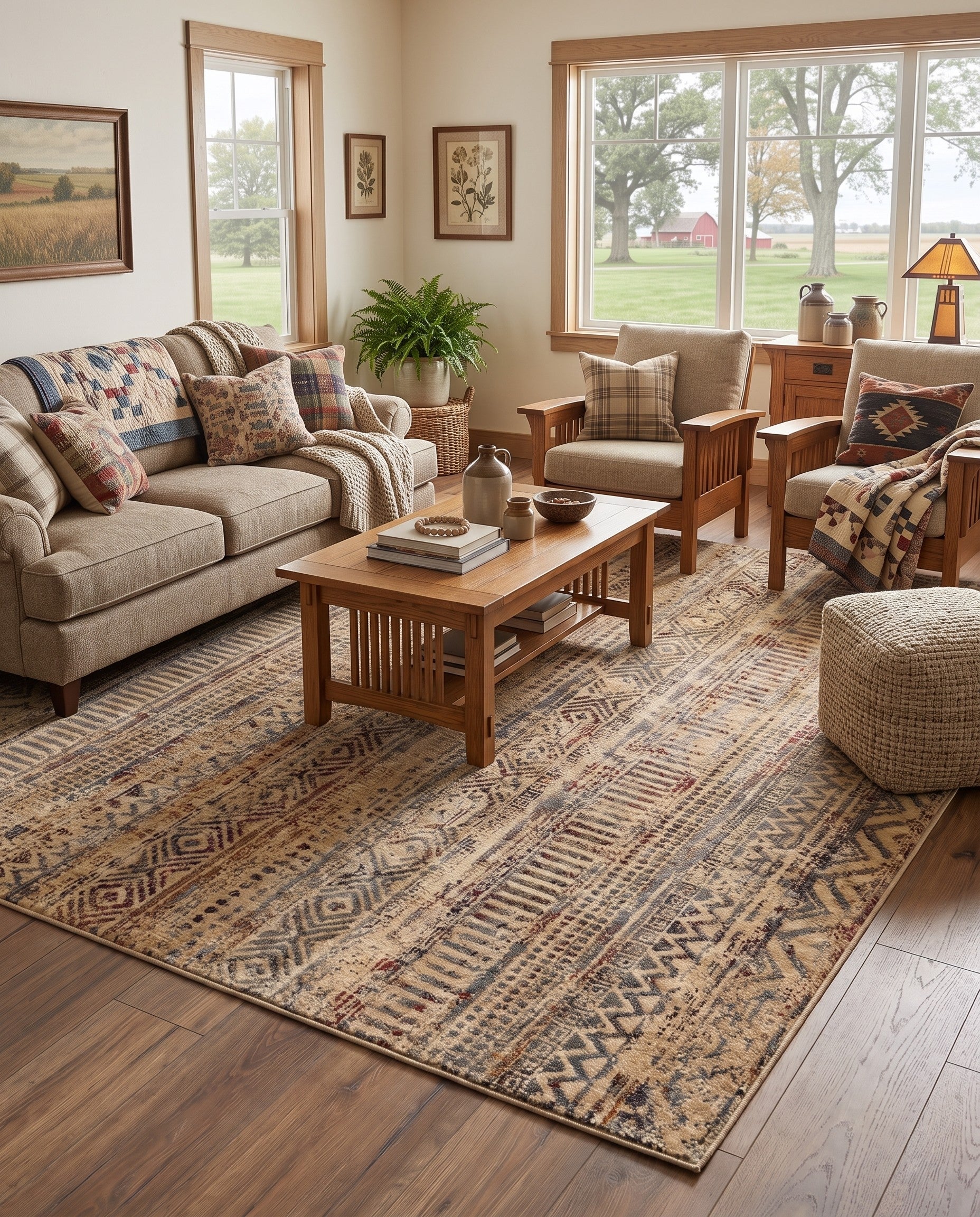 7' 10 x 7' 10 Saturn Square Rug