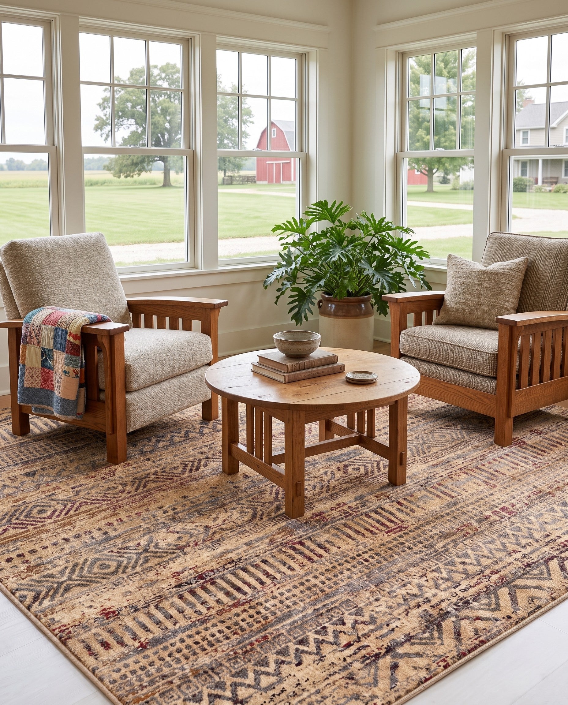 7' 10 x 7' 10 Saturn Square Rug