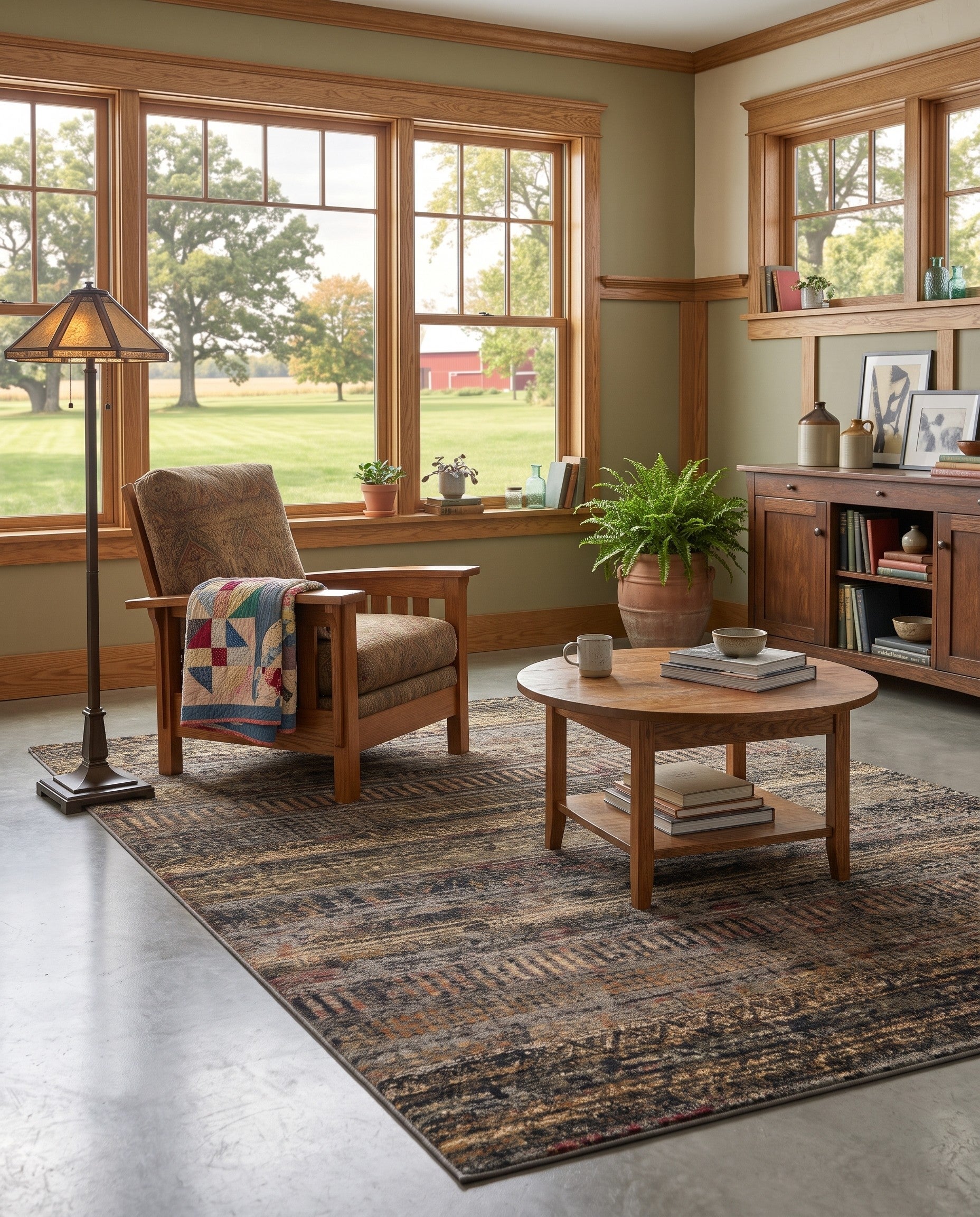 5' 3 x 8' Saturn Rug