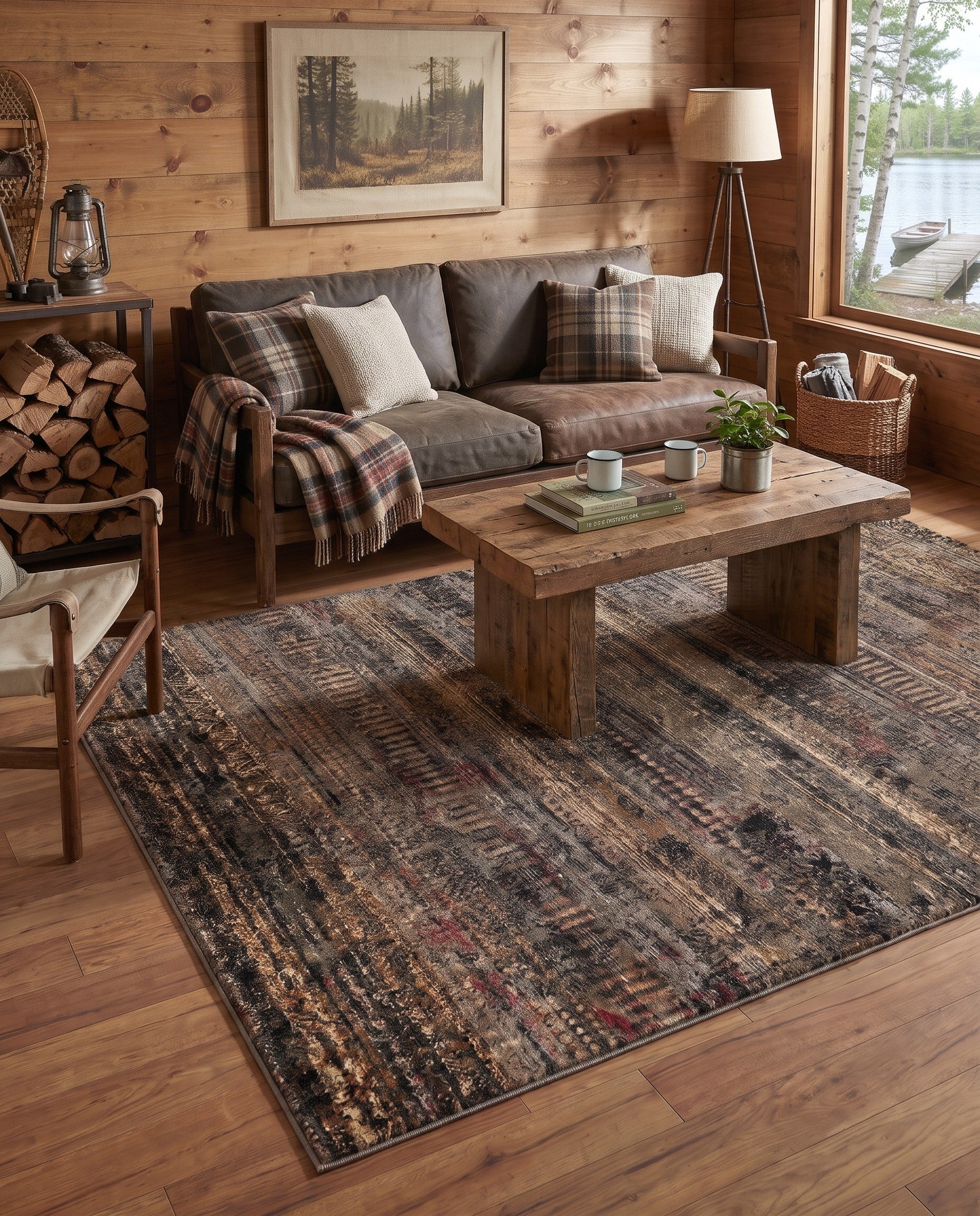 5' 3 x 8' Saturn Rug