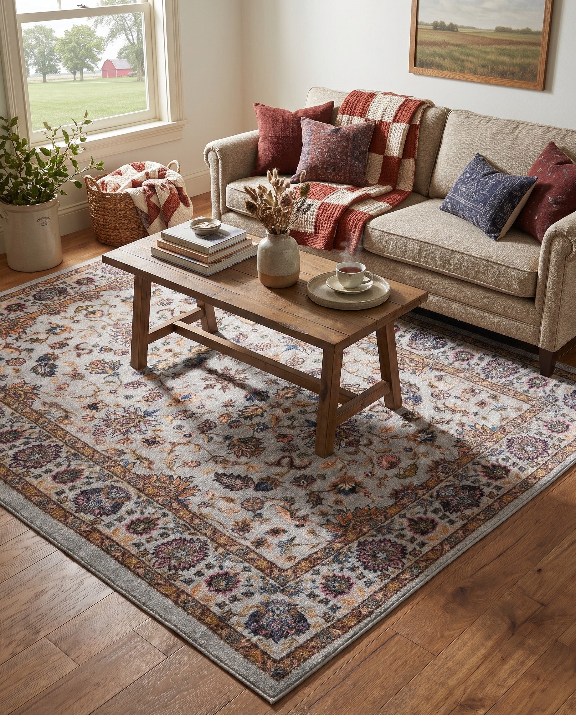 Cloud Gray Medina Rug